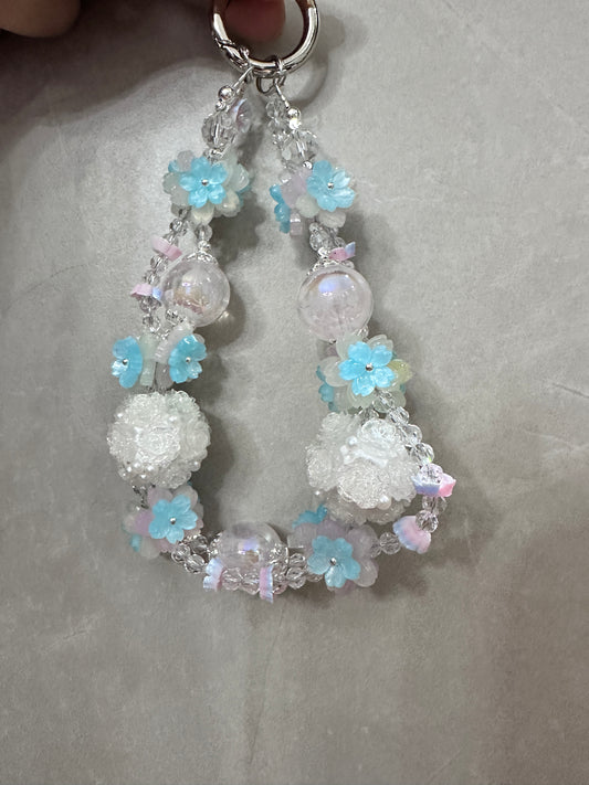 Color-changing flower diy keychain